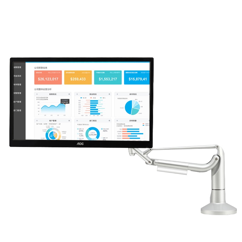 慧想（Thinkwise） 显示器支架 桌面万向旋转升降 K100