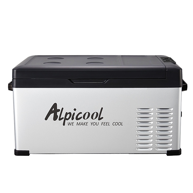 冰虎(Alpicool)车载冰箱压缩机制冷C25升车家两用24v 12v户外旅行冷冻或冷藏冷柜制冰货车宿舍车载迷你小冰箱
