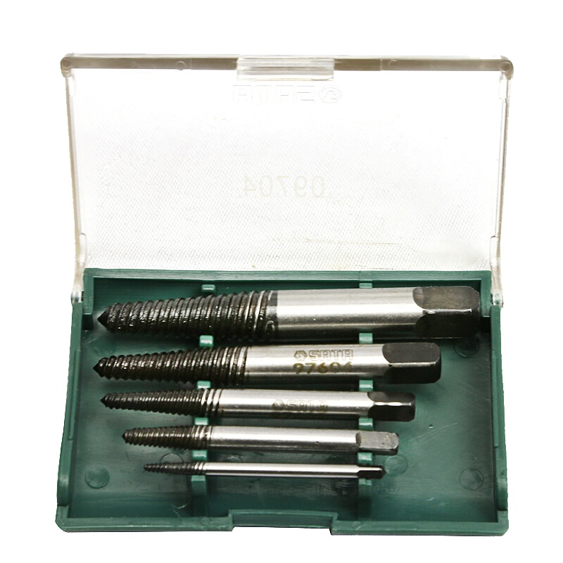 5件套断头螺丝取出器 细牙断丝取出器 滑丝断丝取出器 09704