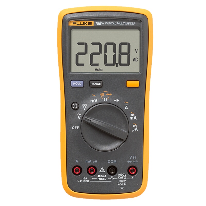 福禄克(FLUKE)15B+ 数字万用表掌上型多用表 (单位:个)