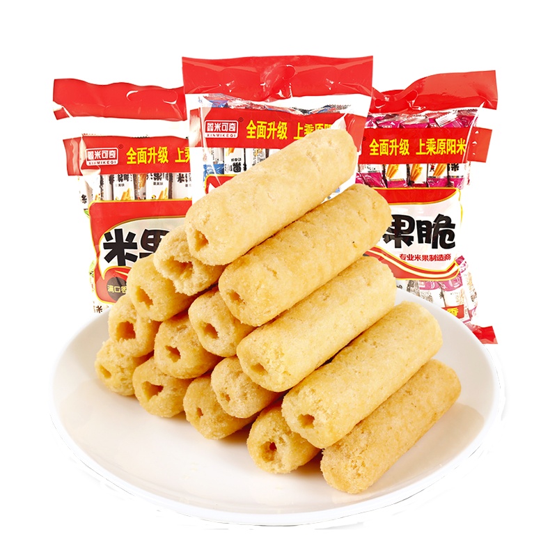 [120万销量]咪咪虾条虾味1包10g薯条蟹味粒小包装吃货小零食休闲食品小吃大礼包