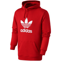 adidas阿迪达斯三叶草男装男运动休闲红色卫衣DX3614 L DX3614红色