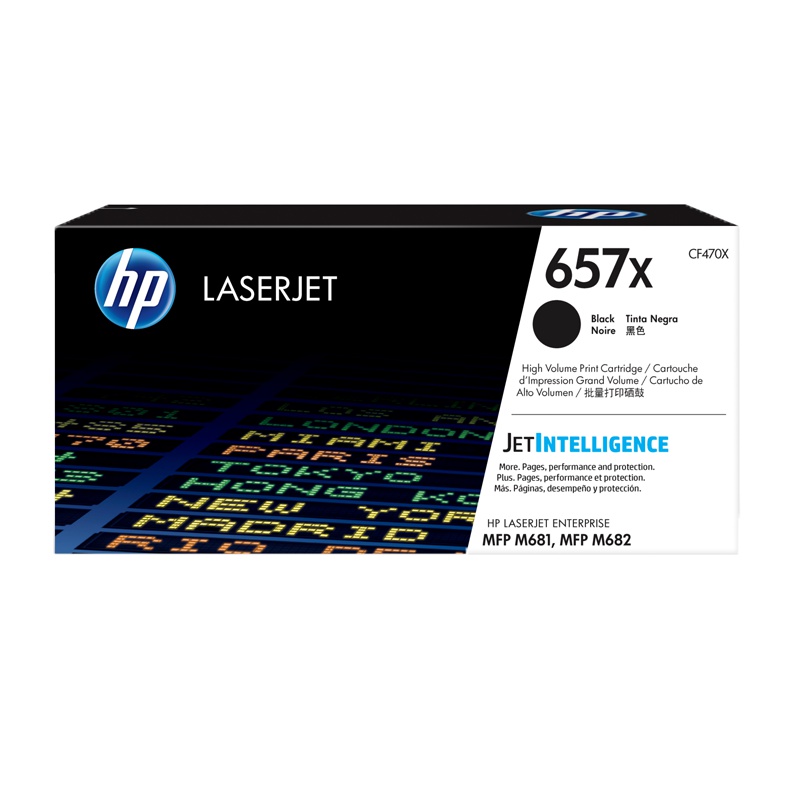 惠普 657X 硒鼓(CF470X) 28000 页 黑色 (适用 M681/M682打印机) (支)