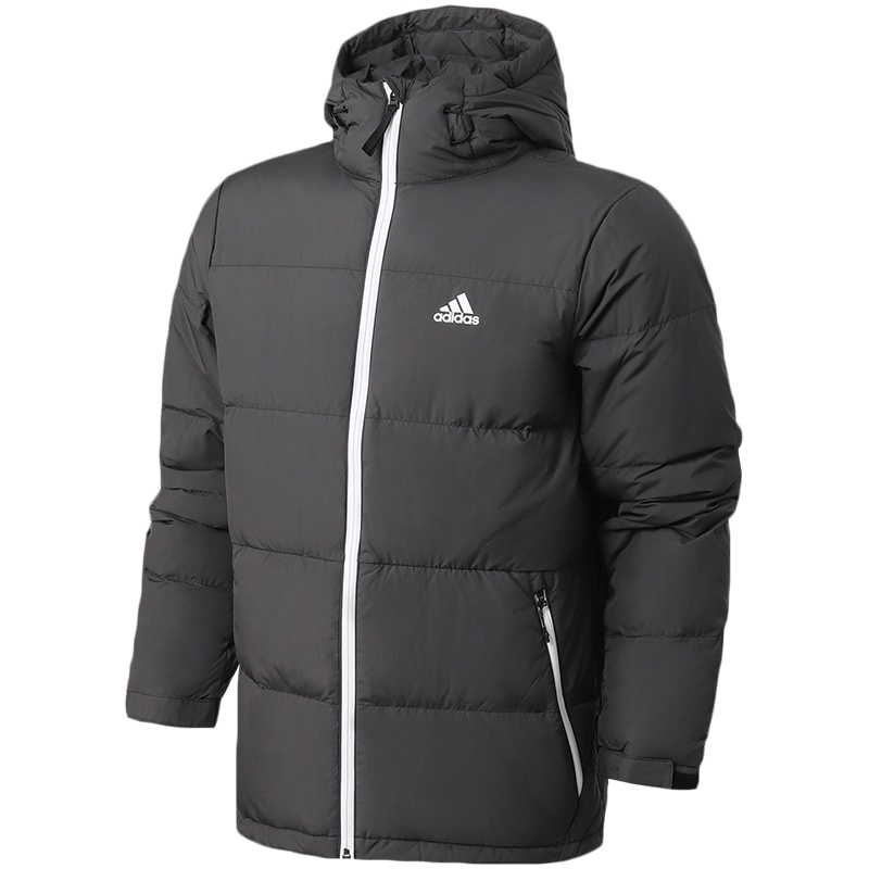 【自营】阿迪达斯男服羽绒服保暖连帽户外外套休闲运动服GF0063