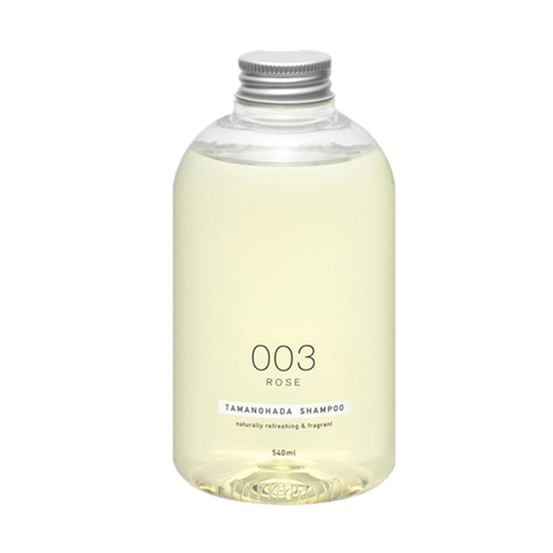 [洗发新体验]TAMANOHADA 玉肌 无硅油洗发水 003玫瑰香 540ml/瓶 各种肤质 成人 所有发质 所有人群