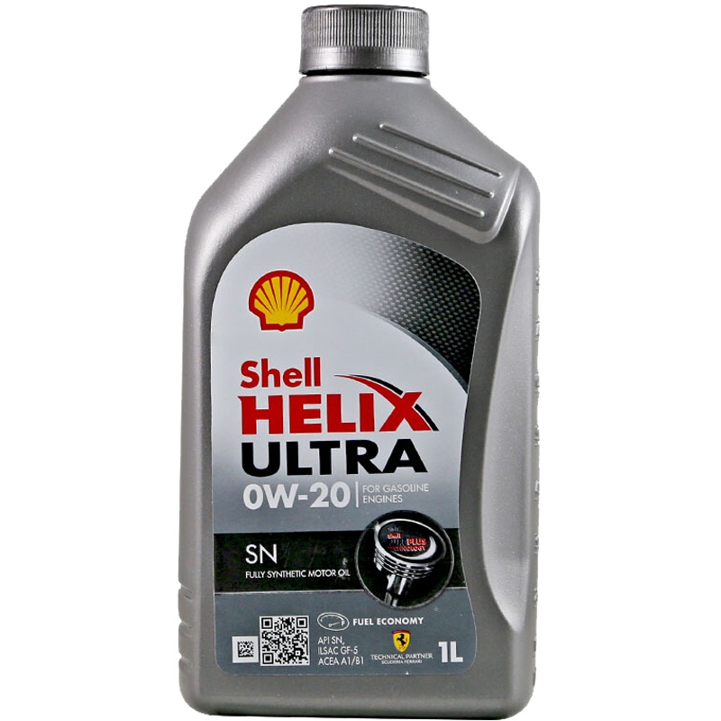 [全合成机油]Shell壳牌 欧洲进口 Helix Ultra 0W-20 SN级 超凡灰喜力 1L