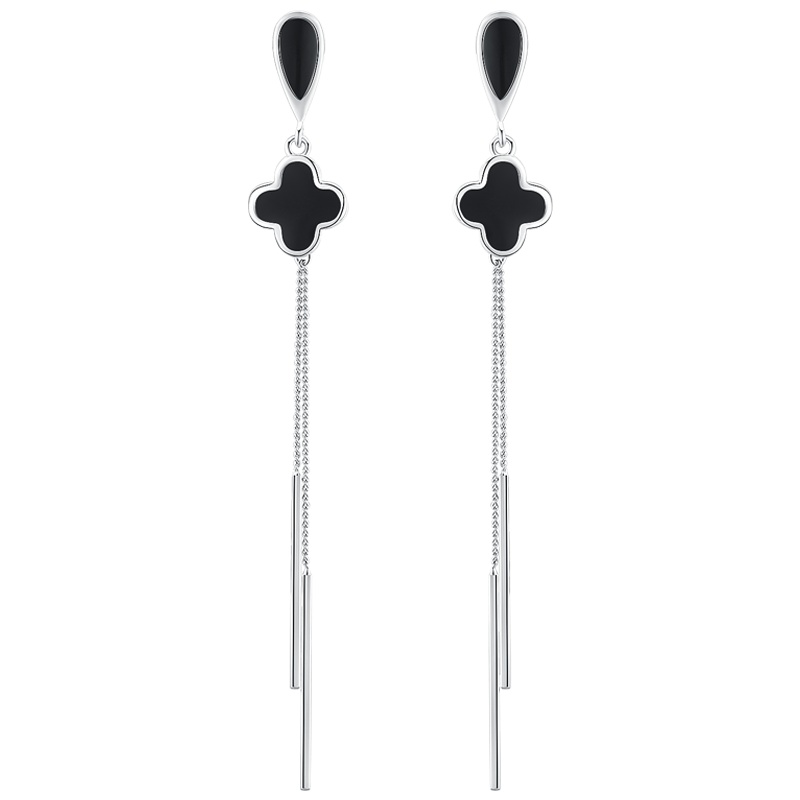 佰色传情925纯银流苏耳环女长款气质网红耳坠高级法式耳钉耳饰