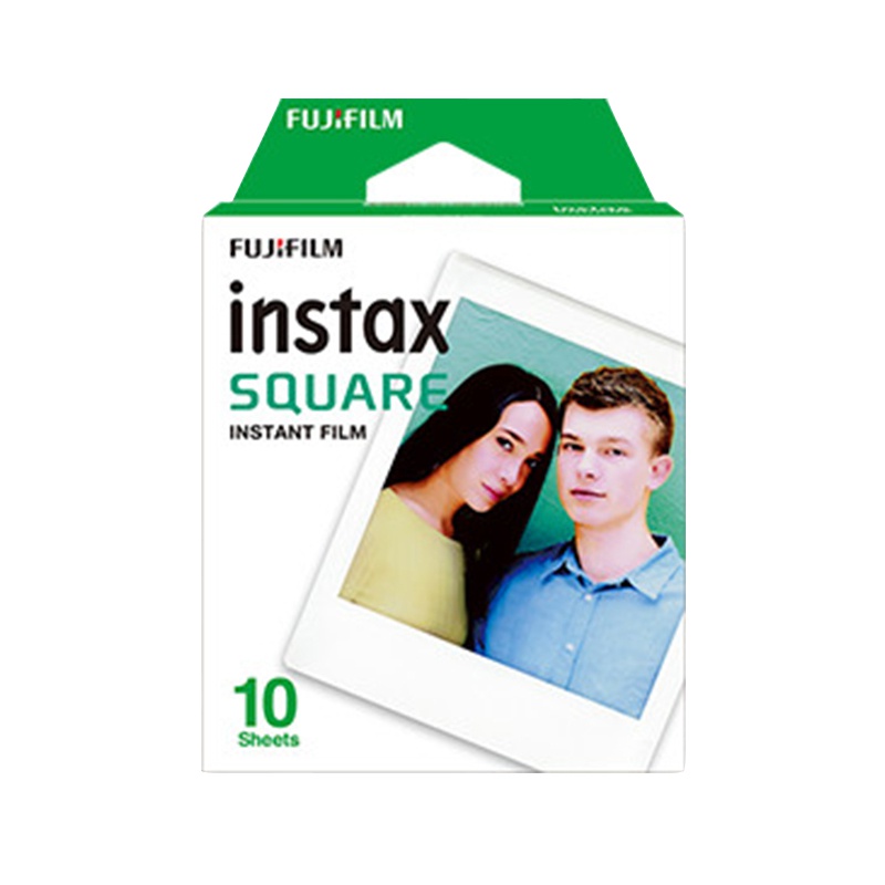 富士(FUJIFILM)INSTAX 拍立得相纸 SQUARE10/6方形白边 快显胶片交卷(10张)适用富士方形相机