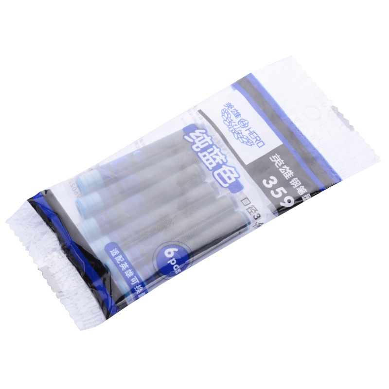 英雄（HERO）钢笔墨囊〖36支装〗墨水胆