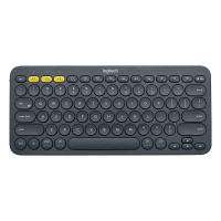 罗技(Logitech)K380无线蓝牙键盘多功能便携智能蓝牙安卓苹果电脑手机 多设备蓝牙键盘 灰色