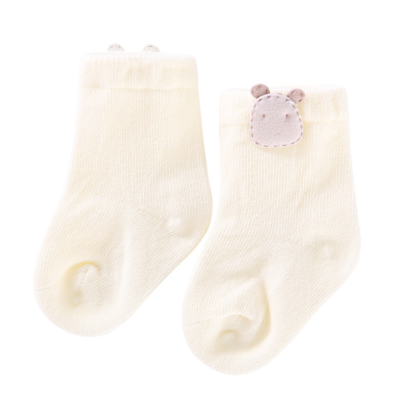 Aengbay婴儿袜子呆萌有趣薄款草莓萝卜宝宝长筒袜地板鞋袜可爱萌