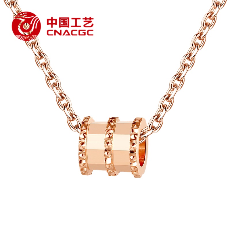 中国工艺 925银小蛮腰项链