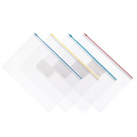 齐心 A4防水拉链袋 收纳袋 彩色资料袋文件袋 加宽 办公用品 F81 单只价格