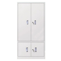 [一鹏]票据柜36抽带门A4文件整理柜办公柜文件柜收纳柜铁皮档案柜