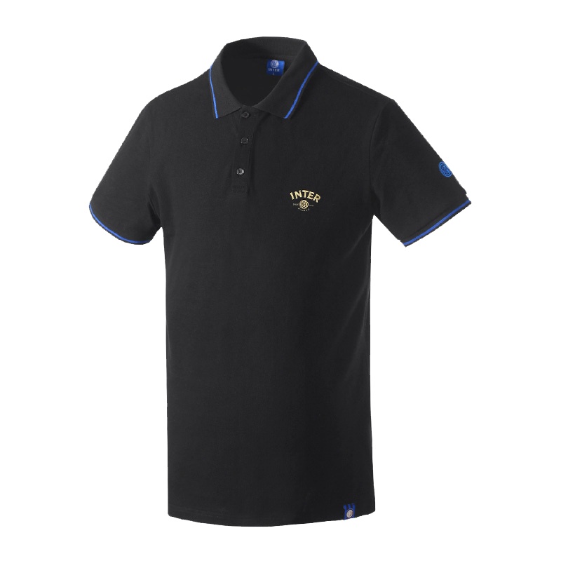 国际米兰俱乐部Inter Milan经典棉质T恤新品夏季男士短袖官方运动休闲潮流商务翻领经典POLO衫修身版型
