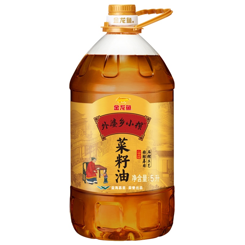 金龙鱼 外婆乡小榨菜籽油5L