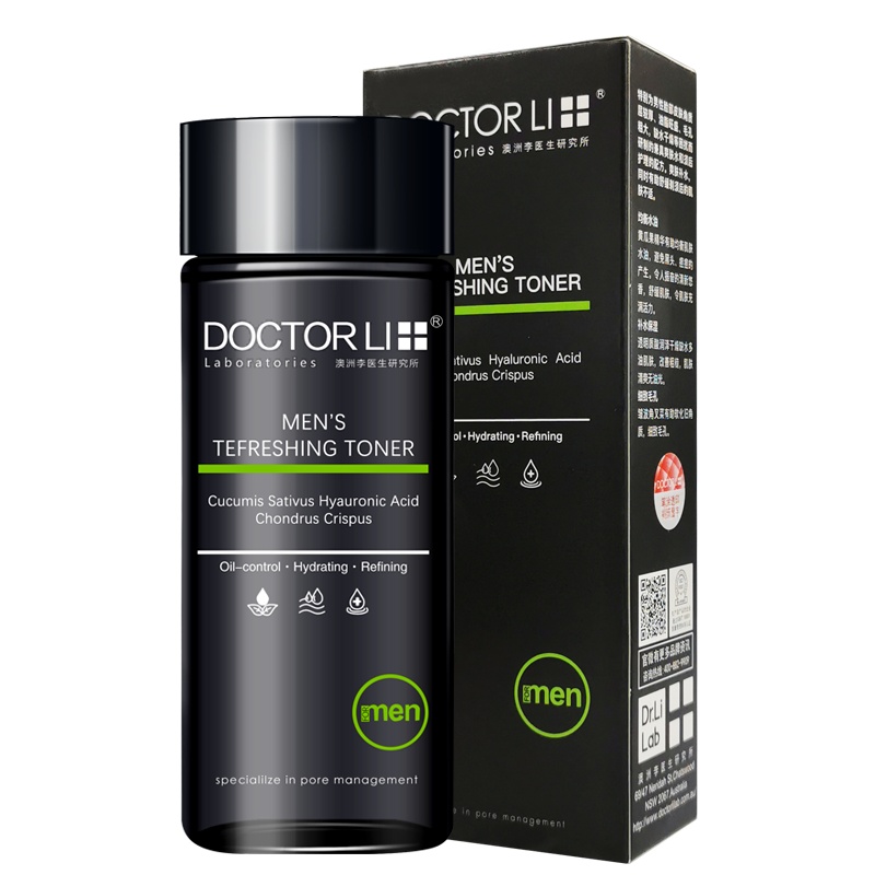 李医生(DOCTOR LI)男士爽肤水补水保湿控油收缩毛孔护肤须后水滋润紧肤醒肤水
