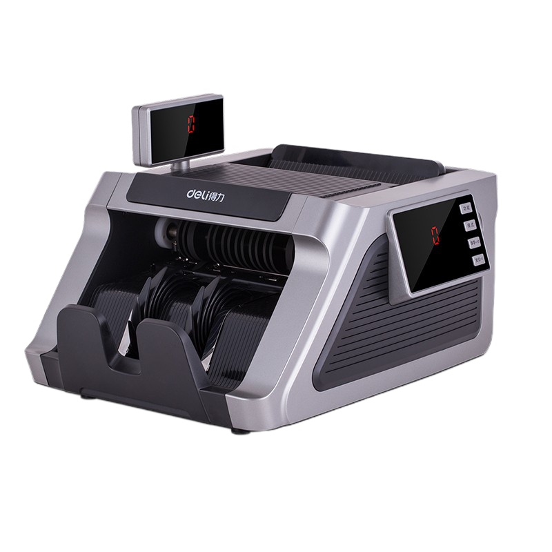 得力(deli)验钞机新版人民币银行专用B类小型办公家用便携式点钞机 33316S 银行专用B类 [三屏显示]