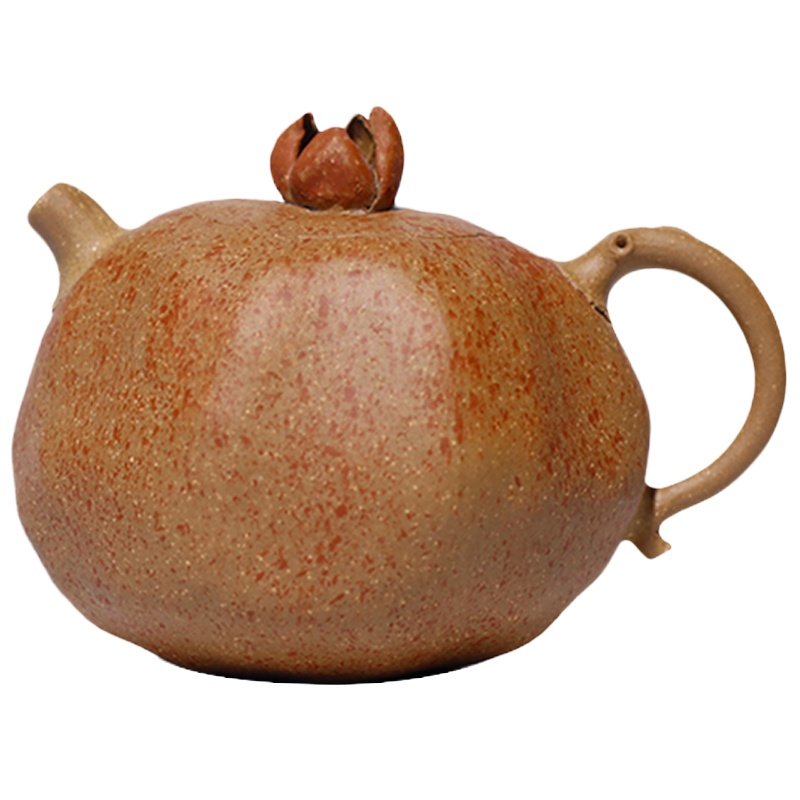 仿生器 宜兴紫砂壶茶壶 全手工石榴壶 容量220cc