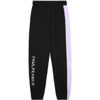 Paul Frank/大嘴猴春秋新款裤子女休闲裤黑色韩版宽松束脚裤