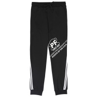 大嘴猴春秋季新款休闲裤男韩版字母印花宽松束脚裤 M 黑色