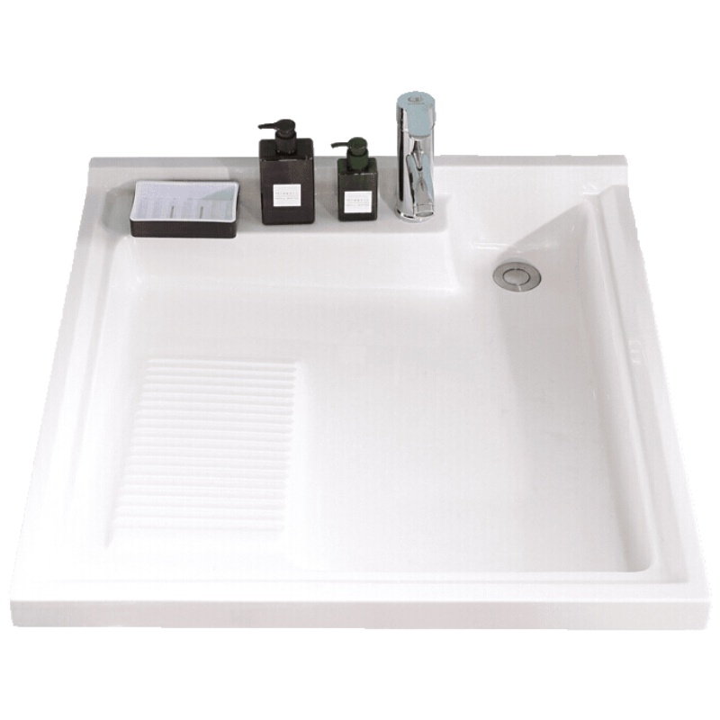 小户型阳台洗衣机伴侣柜子单独洗衣机洗手盆一体柜组合定制带搓板安心抵