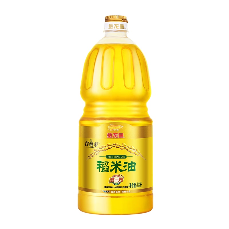 金龙鱼双一万稻米油1.8L*2瓶 佳节送礼健康食用油