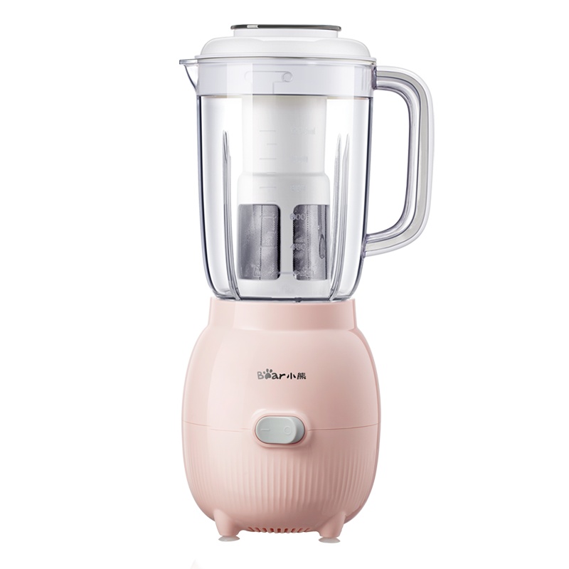 小熊(Bear)榨汁机 LLJ-B12S1 小型家用多功能料理机炸汁机干磨研磨绞肉辅食机一机三杯苏宁自营