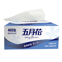五月花平板纸厕纸卫生间专用卫生纸厕所纸巾400张手纸