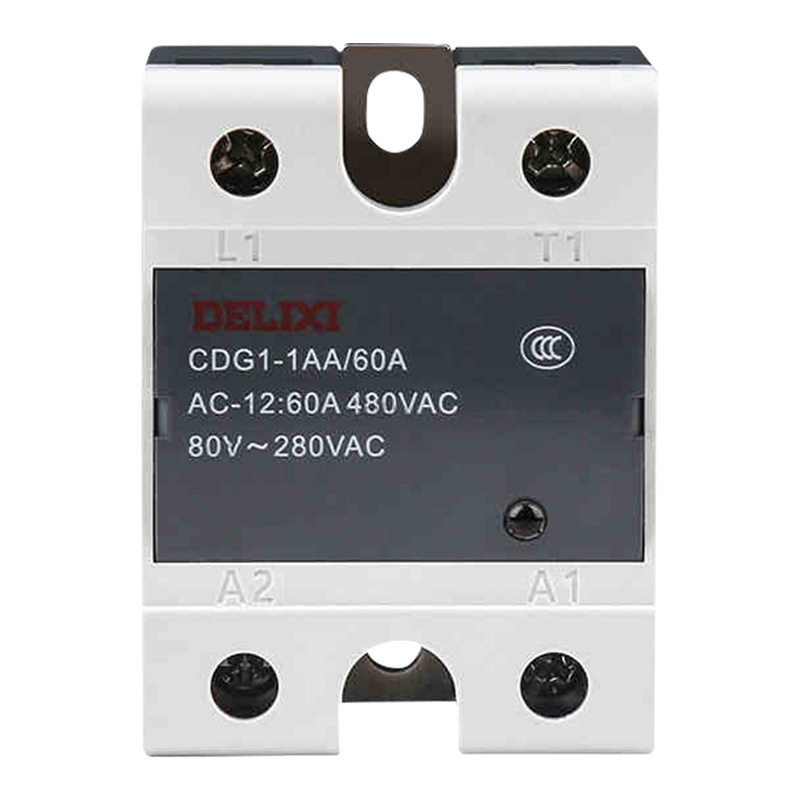 德力西固态继电器220v380v24v交流小型ssr直流控直流交流ssr-40da