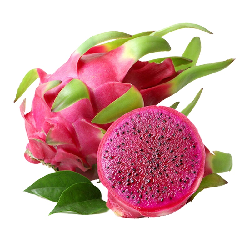 俏鲜莎(QIAOXIANSHA)越南进口红心火龙果大果净重5斤装单果400g新鲜