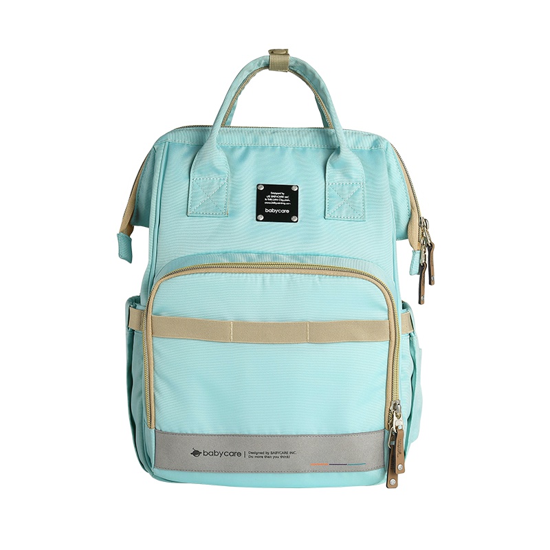 babycare妈咪包 时尚多功能大容量母婴包 妈妈外出双肩包 莫夫绿小号