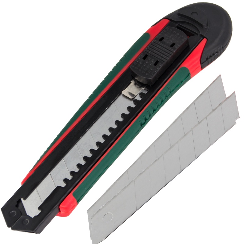 [苏宁自营]勒塔(LETA)工具 美工刀 墙纸刀 裁纸刀 含三把刀片LT-ST063