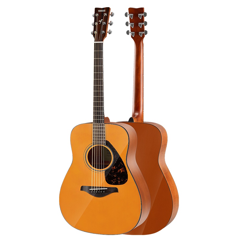YAMAHA雅马哈吉他FG800VN北美型号实木单板初学者民谣吉他电箱40/41英寸吉它复古色亮光
