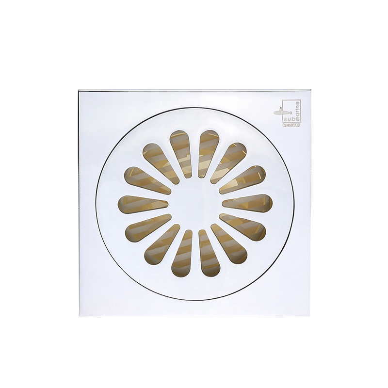 潜水艇防臭地漏全铜下水道厨房阳台卫生间淋浴大排量洗衣机地漏