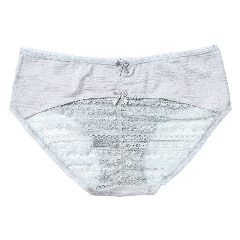 海藻故事纯棉内裤女性感蕾丝镂空性感透视纯棉档三角裤日系无痕女士内裤夏