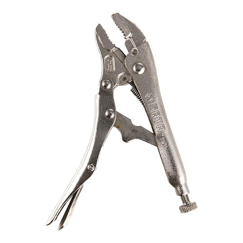 世达五金工具夹管钳夹持钳子直口固定钳圆口C型大力钳子5寸71101