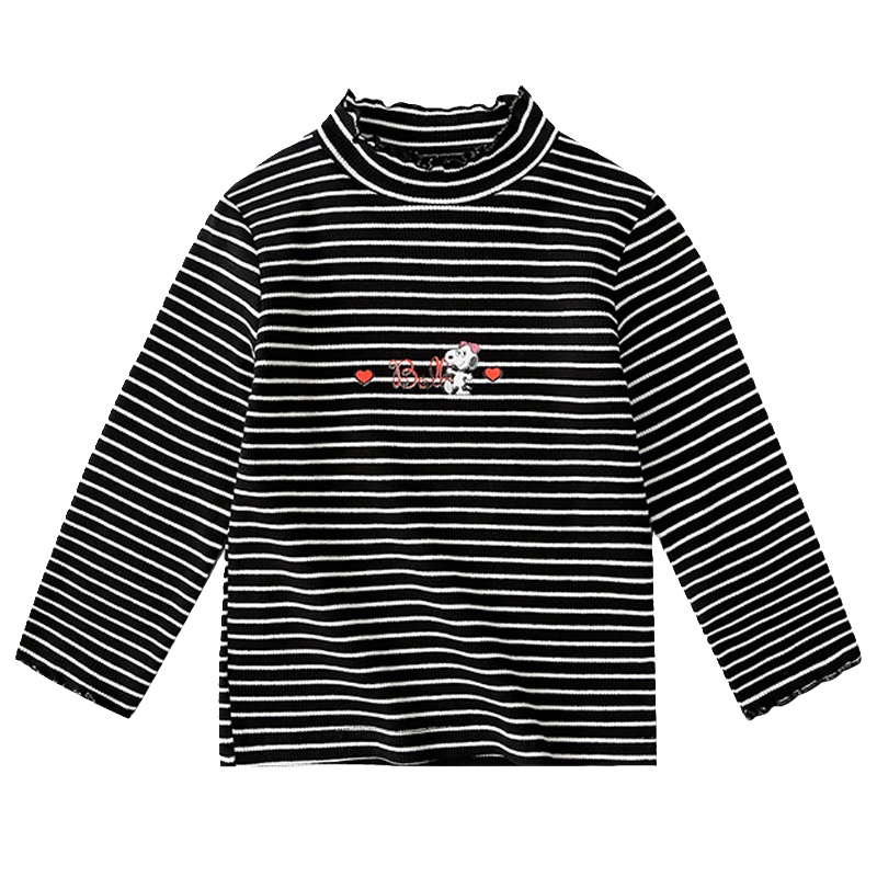 史努比SNOOPY童装女童打底衫儿童T恤上衣新款女孩春秋长袖衣服
