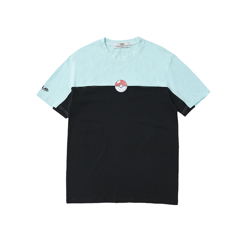宝可梦-拼色杰尼龟T恤XL-CN-YUH-001-04