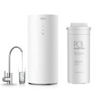 美的(Midea)净水器家用自营直饮智能双芯无桶大通量花生厨下式;直饮机;龙头净水器;MRO1791D-+PCB滤芯