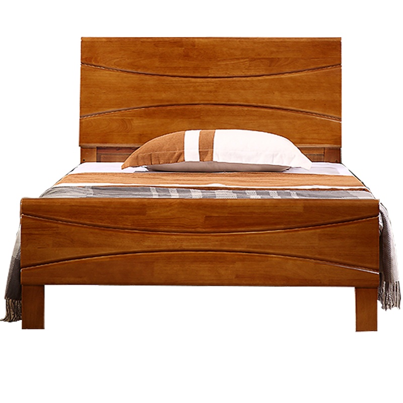 [理政]床 木质床 单人床 1.2米卧室床 员工宿舍单人床