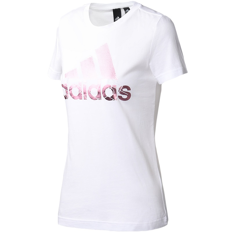 阿迪达斯女服短袖T恤健身训练跑步休闲运动服DV3033
