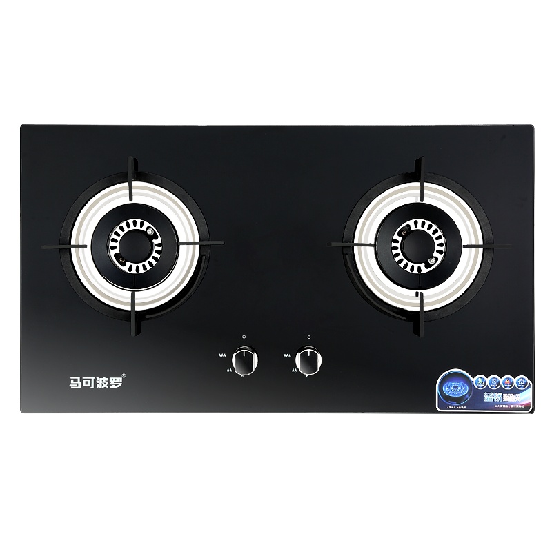 马可波罗(MKBL)燃气灶双灶4.5KW大火力家用猛火爆炒台嵌两用节能炉具(提供安装) JZT-A4(338) 天然气