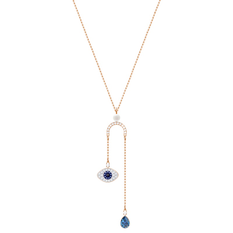 SWAROVSKI/施华洛世奇 恶魔之眼U型项链锁骨链吊坠 人造水晶 女士 送恋人 5425861