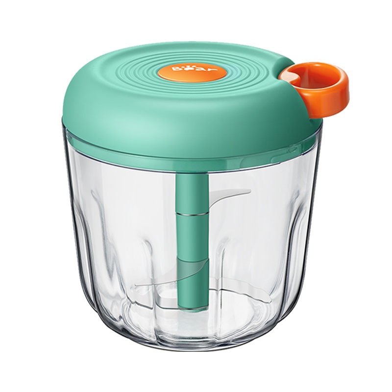 小熊拉蒜器家用手动绞肉机切肉机手动压蒜器蒜泥器绞馅捣蒜器蒜蓉机绞馅绞菜搅碎菜机CX-D0005