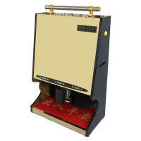 申江 全自动擦鞋机 自动家用全自动感应擦鞋机纳丽雅公用酒店大堂电动钛金刷鞋机器 黑金版