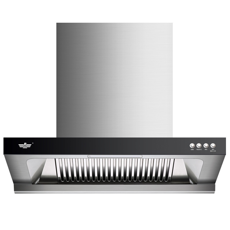 新飞 欧式吸油烟机大风力高效直排一键自动清洗琴键式二档可调风速低噪音免拆洗家用厨房排油烟机T70B