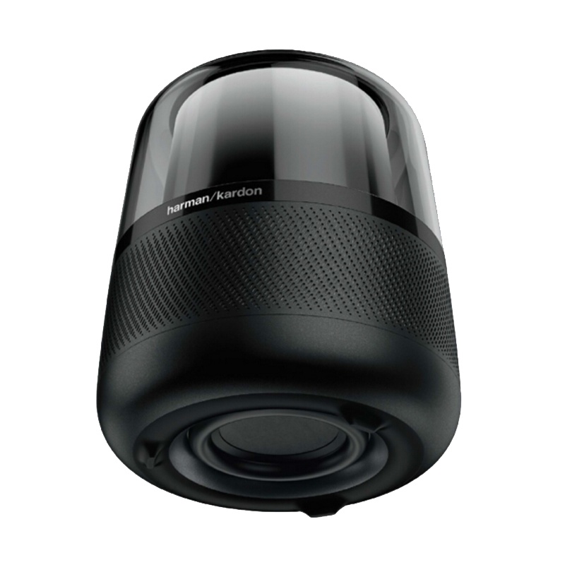 哈曼卡顿(Harman Kardon)Aura Studio3 音乐琉璃3代三代 360度立体声 桌面蓝牙音箱 黑色