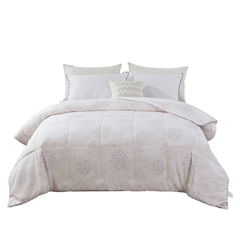 太湖雪全中长丝绵蚕丝被春秋冬被子母被加厚保暖被芯 静柔2+4斤