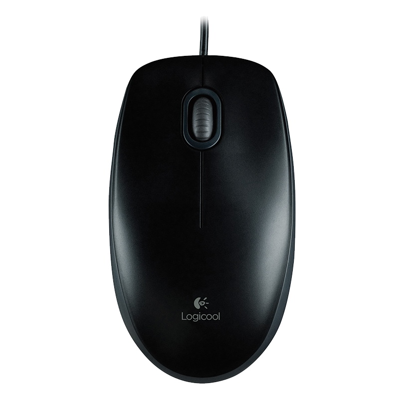 罗技(Logitech)M100r USB 光电鼠标 有线鼠标 即插即用 三年质保 办公鼠标 黑色